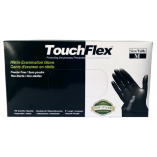 Image sur 11331B-XL - Gants en nitrile noir TouchFlex